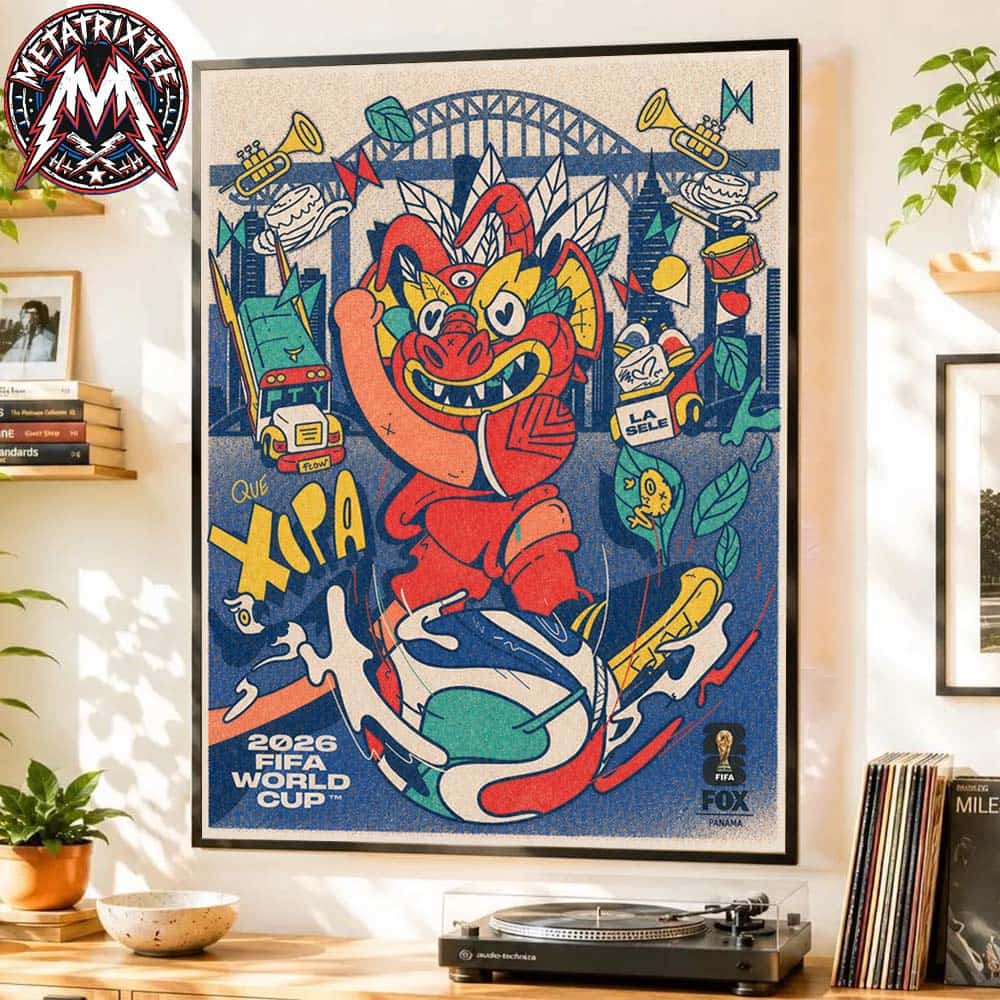 Panama x FIFA World Cup 2026 Poster By Pape ink Reflects A Country Full Of Joy Music And Pure Energy Poster Canvas Panama x FIFA World Cup 2026 Poster By Pape ink Reflects A Country Full Of Joy Music And Pure Energy Poster Canvas