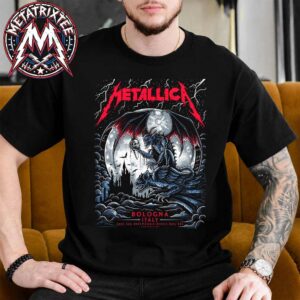 Pop-Up M72 Bologna Poster By Keith Stanley Shop Metallica On June 3rd 2026 At Stadio Renato Dall’Ara In Bologna Italy Short T-Shirt
