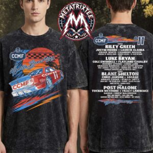 Race Car Tee CCMF26 Carolina Country Music Fest 2026 For June 4–7 2026 In Myrtle Beach SC Washed T-Shirt