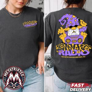 Roo Radio Tee For Bonnaroo Music and Arts Festival 2026 In Manchester TN On June 11-14 2026 Two Sided Short T-Shirt