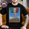 Linkin Park Lisbon Portugal 2026 Merchandise Tee For Rock in Rio Festival On June 21st From Zero World Tour Europe 2026 Brown T-Shirt