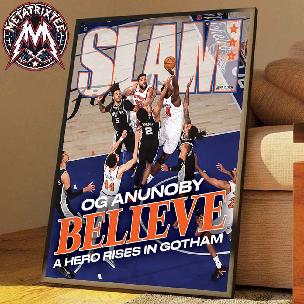 SLAM 262 OG Anunoby Believe A Hero Rises In Gotham Cover Magazine NBA Finals 2026 Home Decor Poster Canvas SLAM 262 OG Anunoby Believe A Hero Rises In Gotham Cover Magazine NBA Finals 2026 Home Decor Poster Canvas