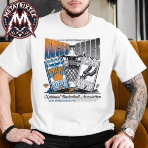 San Antonio Spurs Vs New York Knicks NBA Finals Matchup Franklin 2026 Cover Unisex T-Shirt