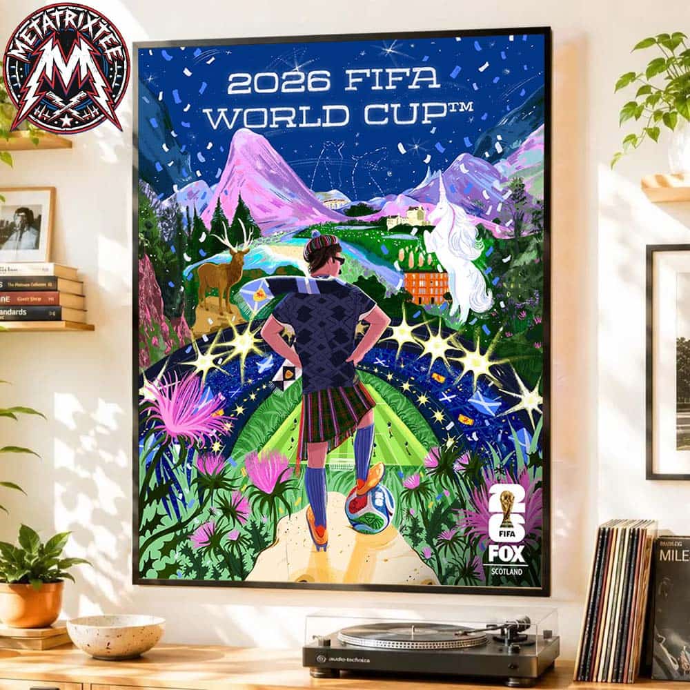 Scotland x FIFA World Cup 2026 Poster By Katie Smith Capturing Energy and Excitement Poster Canvas Scotland x FIFA World Cup 2026 Poster By Katie Smith Capturing Energy and Excitement Poster Canvas