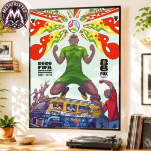 Senegal x FIFA World Cup 2026 Poster By Djony-fah Ipk Agbogbe Inspired By Giovanni Maisto Poster Canvas