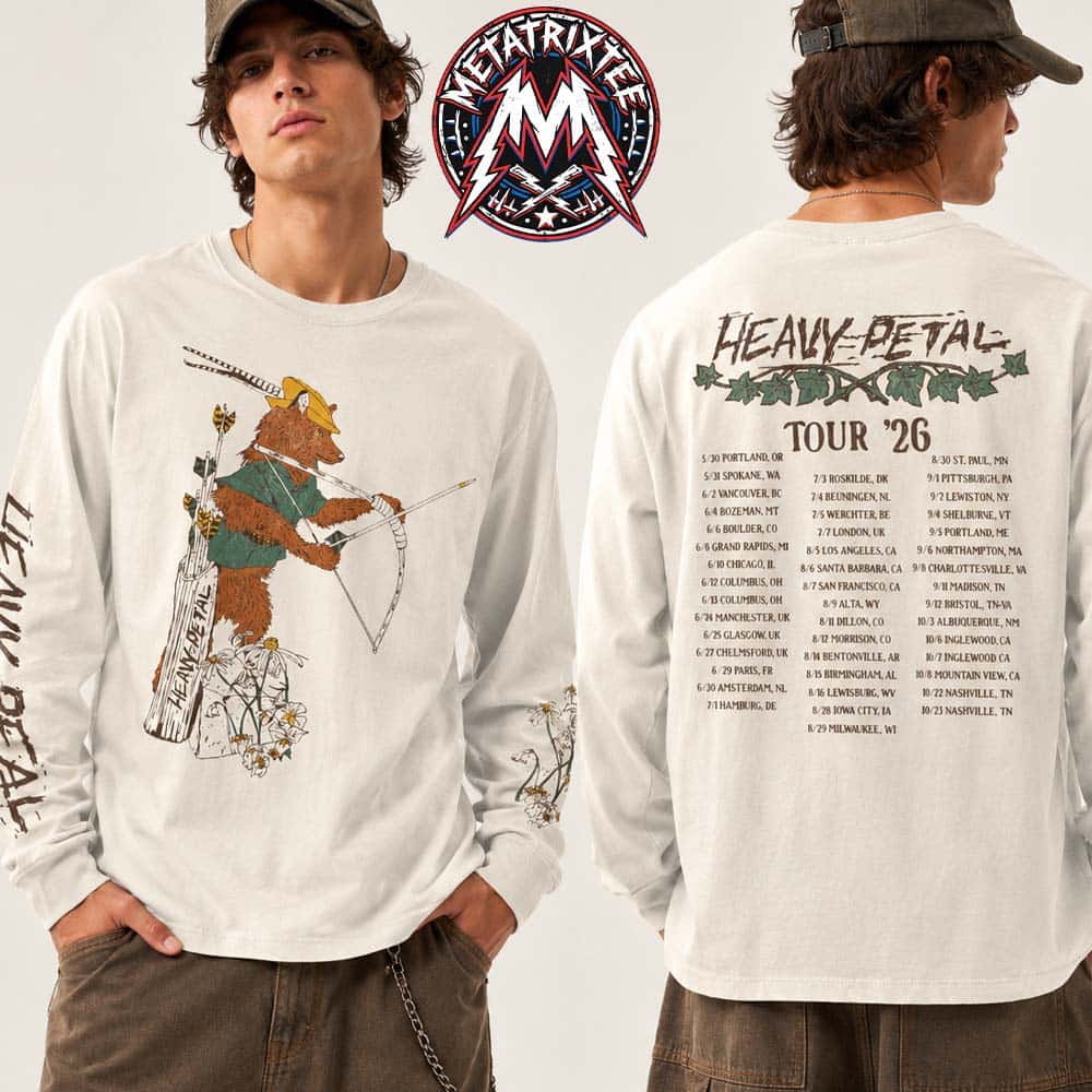 Sierra Ferrell Ivory Fox Tour 2026 Tee For The Heavy Petal Tour Line Long Sleeve T-Shirt Sierra Ferrell Ivory Fox Tour 2026 Tee For The Heavy Petal Tour Line Long Sleeve T-Shirt