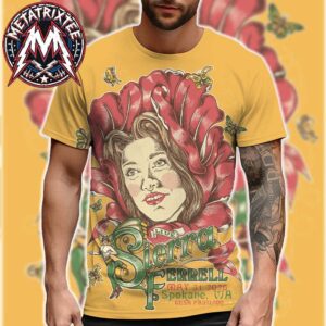 Sierra Ferrell Spokane Washington 2026 Poster Tonight At Gesa Pavilion For May 31 Heavy Petal Tour 2026 All Over Print Shirt
