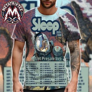 Sleep Band 2026 North America Tour Dates List For September 8 To November 17 2026 All Over Print Shirt