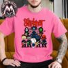 The Beatles x Snoopy Classic Rock ‘n’ Roll Crossover Short Pink T-Shirt