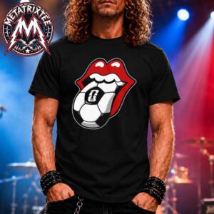 Soccer Headliner Lick Tee Class Trip Collection FIFA World Cup 2026 x The Rolling Stones Black Short T-Shirt