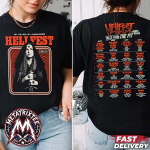 Sorcerer Tee For Hellfest 2026 Clisson France On June 18 To June 21 2026 Two Sided Print Black T-Shirt