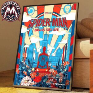 Spider-Man Brand New Day New Poster Amazon Prime Early Screening Exclusively In Movie Theatres On July 29 2026 Poster Canvas
