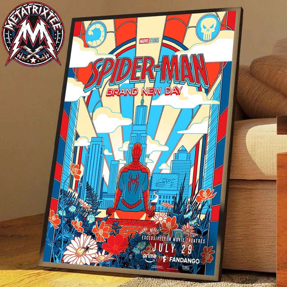 Spider-Man Brand New Day New Poster Amazon Prime Early Screening Exclusively In Movie Theatres On July 29 2026 Poster Canvas Spider-Man Brand New Day New Poster Amazon Prime Early Screening Exclusively In Movie Theatres On July 29 2026 Poster Canvas