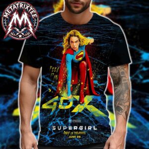 Supergirl 2026 4DX Motion Print Poster In Theaters Everywhere June 26 All Over Print Shirt