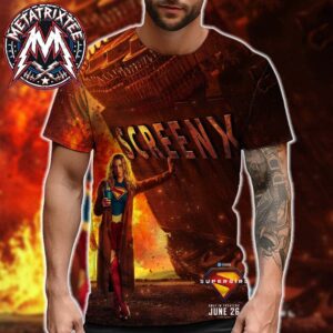 Supergirl 2026 ScreenX Movie Poster Only In Theaters On June 26 All Over Print Shirt