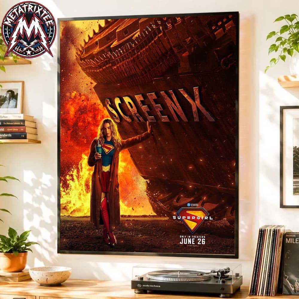 Supergirl 2026 ScreenX Movie Poster Only In Theaters On June 26 Durable Poster Canvas Supergirl 2026 ScreenX Movie Poster Only In Theaters On June 26 Durable Poster Canvas