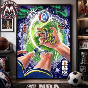 Sweden x FIFA World Cup 2026 Poster By Anastasiia Sushko Reflects A Moment Of Anticipation Through The Player’s Perspective Poster Canvas