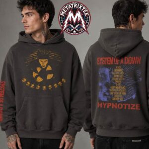 System Of A Down Hypnotize Tracklist Two Sided Print Hoodie T-Shirt