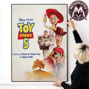 Taylor Swift I Knew It I Knew You For Pixar Toy Story 5 On June 5th 2026 Gallery-Style Poster Canvas