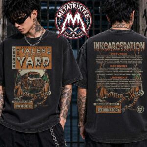 Terror Tales ’26 Tee For Inkcarceration Festival 2026 In Mansfield Ohio On July 17-19 2026 At The Historic Ohio State Reformatory Washed T-Shirt