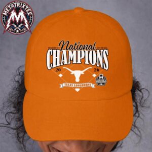 Texas Longhorns 2026 Softball National Champs NCAA DI Diamond Tee 2026 Women’s College World Series Hat Cap