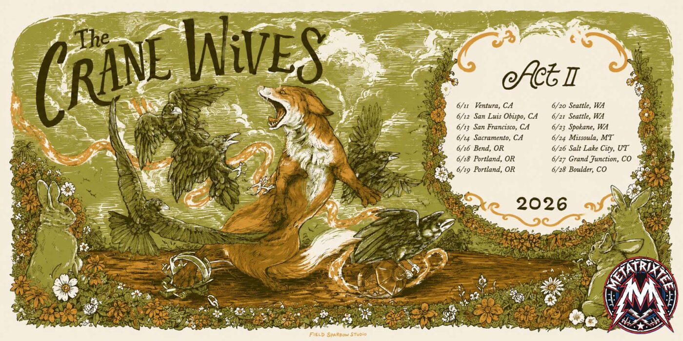 The Crane Wives ACT II Tour 2026 Mid June Pacific Northwest & Mountain Stops