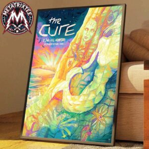 The Cure x Isle of Wight Festival 2026 Poster Tonight By Bella Grace For New Port On 21 June 2026 Professional Poster Canvas