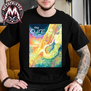 The Cure x Isle of Wight Festival 2026 Poster Tonight By Bella Grace For New Port On 21 June 2026 Short Black T-Shirt