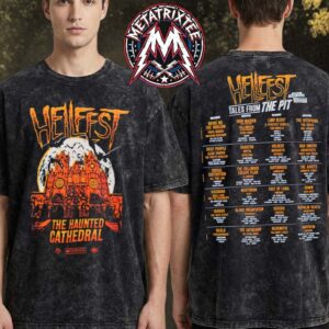 The Haunted Cathedral Tee For Hellfest 2026 Clisson France On June 18 To June 21 2026 Washed T-Shirt