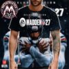 EA Sporrts Madden NFL 27 Caleb Williams Strikes Jump-Throw Pose Cover Athlete All Over Print Shirt EA Sporrts Madden NFL 27 Caleb Williams Strikes Jump-Throw Pose Cover Athlete All Over Print Shirt