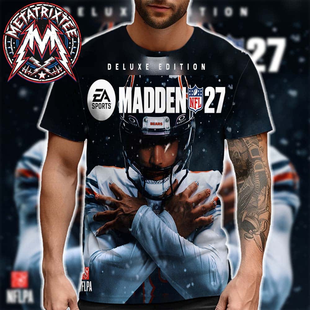 The Iceman Caleb Williams EA Sporrts Madden NFL 27 Deluxe Edition Cover All Over Print Shirt The Iceman Caleb Williams EA Sporrts Madden NFL 27 Deluxe Edition Cover All Over Print Shirt