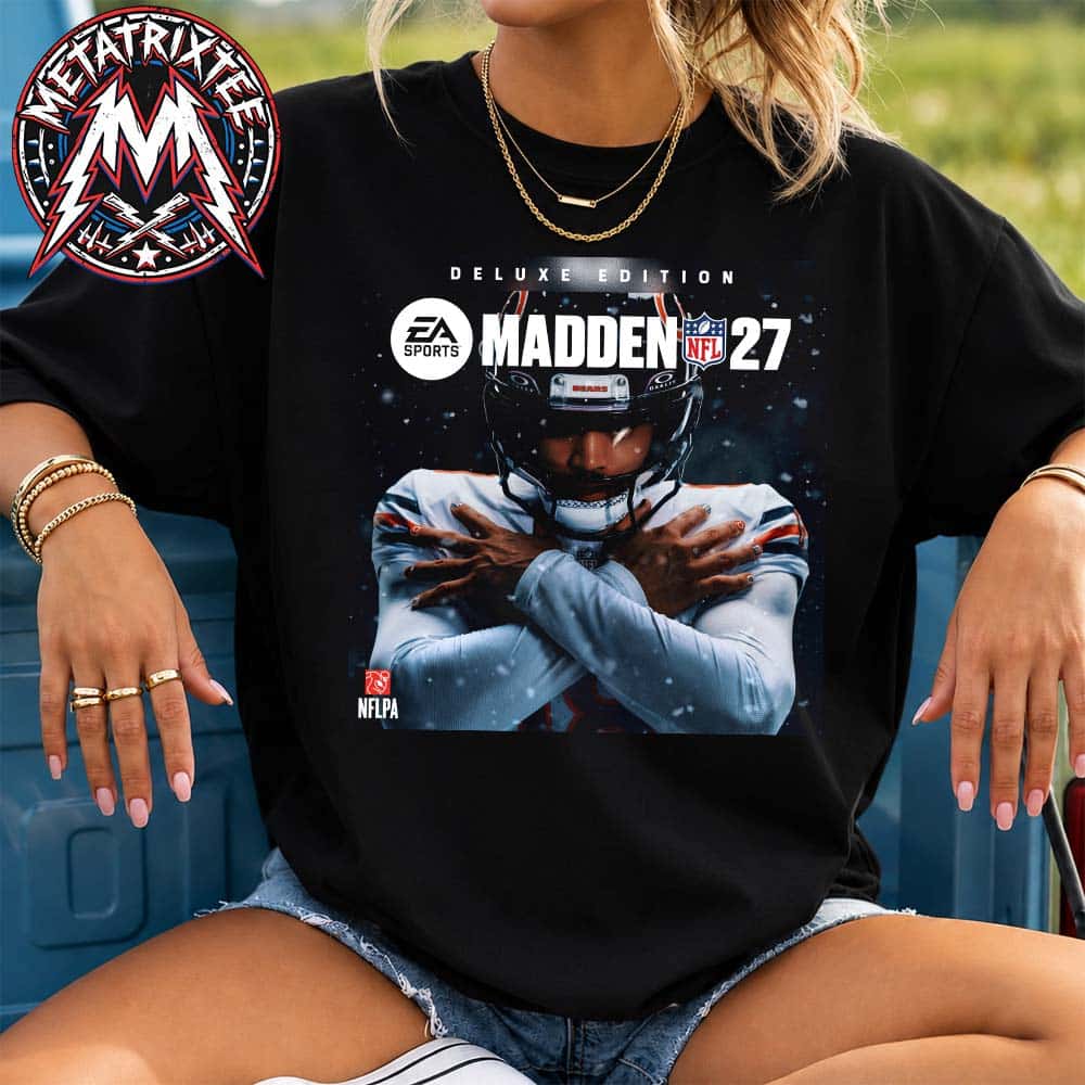 The Iceman Caleb Williams EA Sporrts Madden NFL 27 Deluxe Edition Cover Unisex T-Shirt The Iceman Caleb Williams EA Sporrts Madden NFL 27 Deluxe Edition Cover Unisex T-Shirt