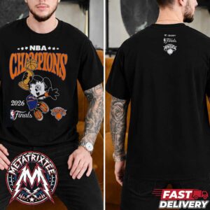 The New York Knicks x Verdy 2026 NBA Finals Championship Tee Verdy x Complex x Fanatics Two Sided White T-Shirt