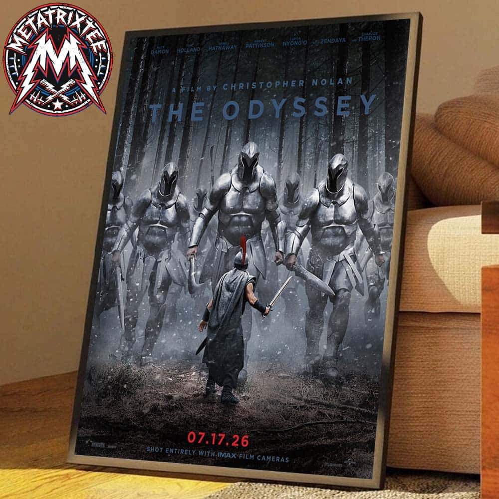 The Odyssey 2026 Poster Movie Christopher Nolan Epic Arrives In Theaters July 17 2026 Premium Poster Canvas The Odyssey 2026 Poster Movie Christopher Nolan Epic Arrives In Theaters July 17 2026 Premium Poster Canvas