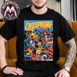 The Offspring x Hellfest Open Air Festival 2026 Poster By FREAK CITY In Clisson France On June 21 2026 Black T-Shirt