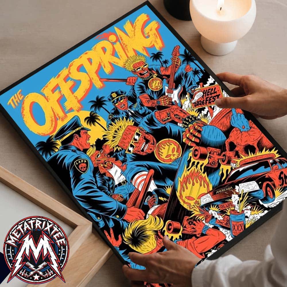 The Offspring x Hellfest Open Air Festival 2026 Poster By FREAK CITY In Clisson France On June 21 2026 Premium Poster Canvas The Offspring x Hellfest Open Air Festival 2026 Poster By FREAK CITY In Clisson France On June 21 2026 Premium Poster Canvas