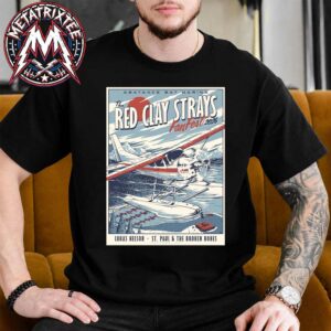 The Red Clay Strays Abayance Bay Marina 2026 Poster Tonight For Rexford Montana On June 24th-28th 2026 Short Black T-Shirt