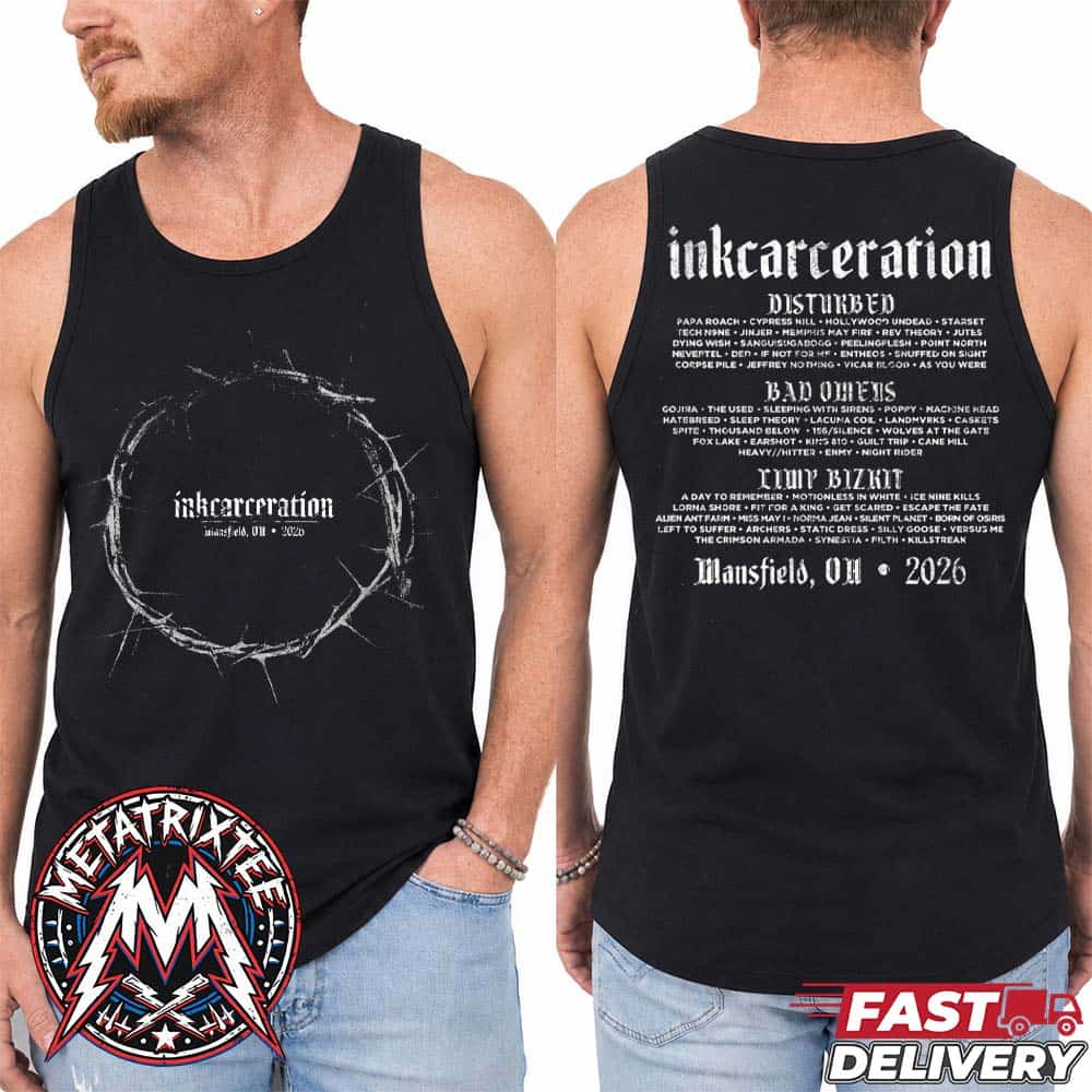 The Ring Tee For Inkcarceration Festival 2026 In Mansfield Ohio On July 17-19 2026 At The Historic Ohio State Reformatory Tank Top T-Shirt The Ring Tee For Inkcarceration Festival 2026 In Mansfield Ohio On July 17-19 2026 At The Historic Ohio State Reformatory Tank Top T-Shirt