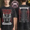 Inkcarceration Festival 2026 Merch Free Ink Tee On July 17-19 2026 At The Historic Ohio State Reformatory In Mansfield Ohio Two Sided Washed T-Shirt Inkcarceration Festival 2026 Merch Free Ink Tee On July 17-19 2026 At The Historic Ohio State Reformatory In Mansfield Ohio Two Sided Washed T-Shirt