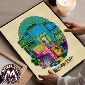 Trey Anastasio Buffalo New York 2026 Show With Keyboardist Jeff Tanski Poster Tonight For June 20 2026 At the Kleinhans Music Hall Poster Canvas