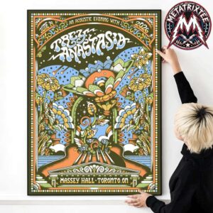 Trey Anastasio Tonight In Toronto Ontario Show Concert Poster By Tiffany Chin At Massey Hall On June 19 2026 Poster Canvas