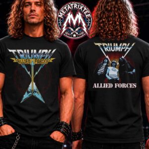 Triumph Allied Forces Tee For 50th Anniversary North America Rock And Roll Machine Reloaded 2026 Unisex T-Shirt