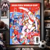 United States x FIFA World Cup 2026 Poster By Rowan Rathbun Showcasing Signature Playful Style Poster Canvas