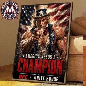 UFC Freedom 250 x The White House Champion America 250th Anniversary On June 14th 2026 Premium Poster Canvas
