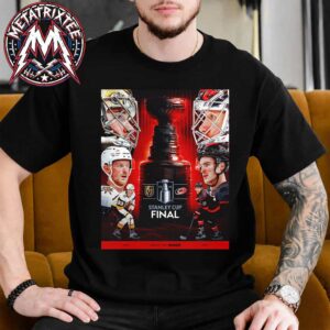 Vegas Golden Knights Vs Carolina Hurricanes Matchup In 2026 Stanley Cup Final Black Short T-Shirt