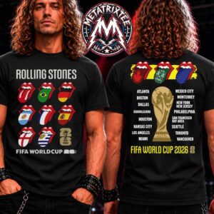 Voodoo Tee Class Trip Collection FIFA World Cup 2026 x The Rolling Stones Two Sided White T-Shirt