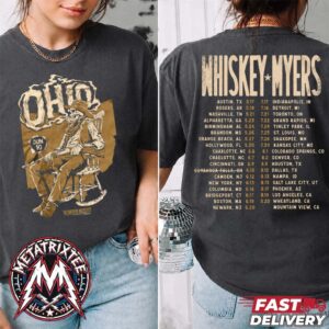 Whiskey Myers Southern Hospitality Tour 2026 Merch Tee June 10 At The Blossom Music Center In Cuyahoga Falls Ohio T-Shirt