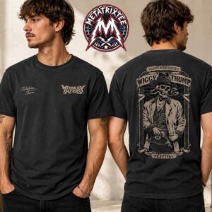 Whiskey Myers Wiggy Thump Festival 2026 Exclusive Merch Tee Palestine Texas At Anderson County Two Sided Print T-Shirt