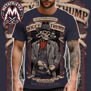 Whiskey Myers Wiggy Thump Festival 2026 Poster Tonight In Palestine Texas At Anderson County Youth Livestock Arena All Over Print Shirt