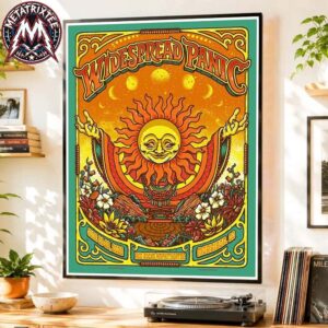Widespread Panic Morrison Colorado 2026 Poster By Matt Leunig At Red Rocks Amphitheatre On June 26–28 2026 Poster Canvas